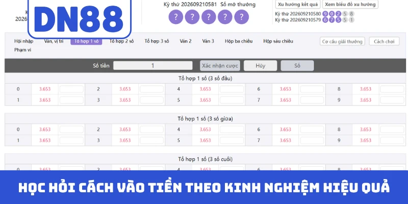 Học hỏi cách vào tiền theo kinh nghiệm hiệu quả