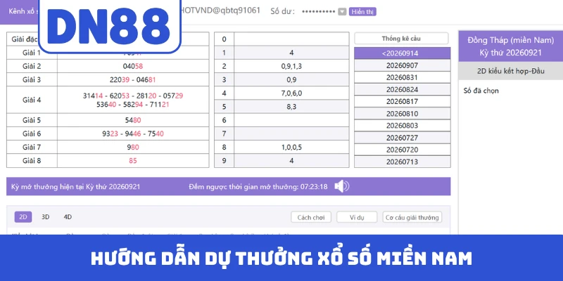 Hướng dẫn dự thưởng xổ số miền Nam cho người mới
