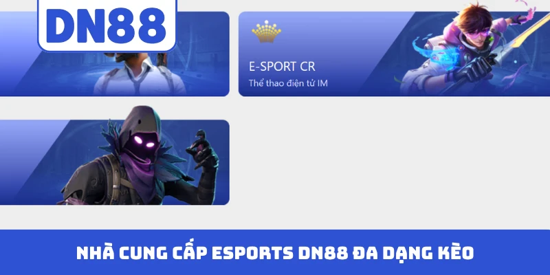 Nhà cung cấp Esports DN88 đa dạng kèo hấp dẫn